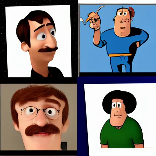 Image similar to scott hanselman portrait art by pixar