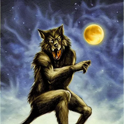 Image similar to werewolf