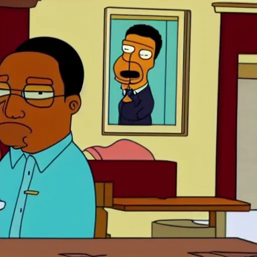 Image similar to Gustavo Fring in family Guy