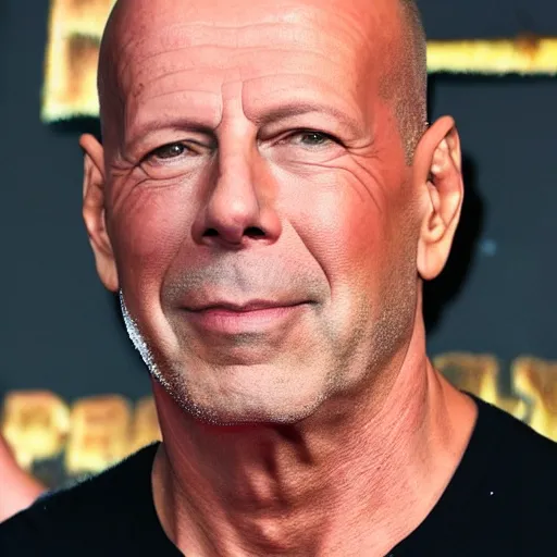 Image similar to bruce willis torn apart