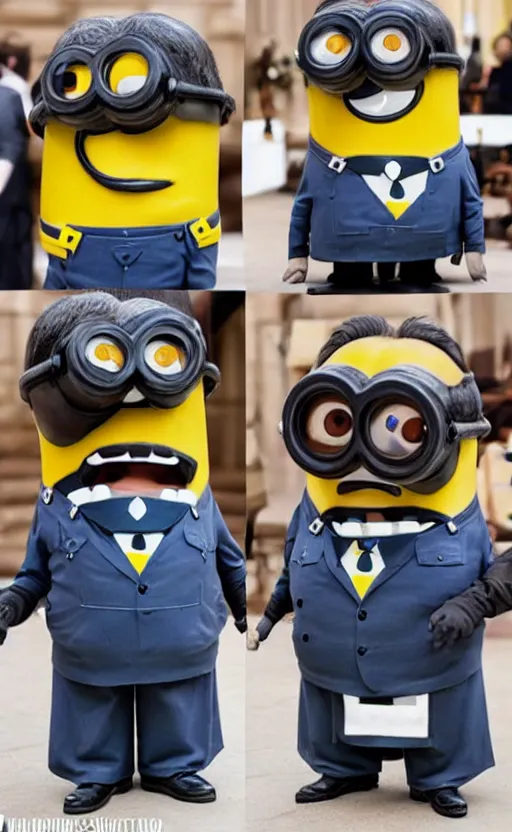 Image similar to hitler as a minion