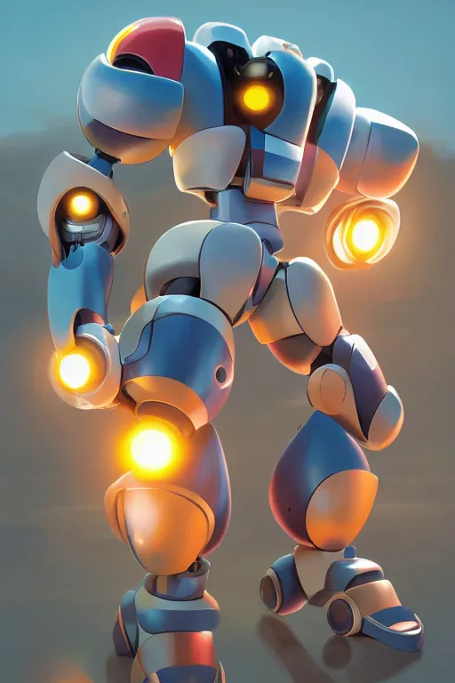 Image similar to metabots medabots medarotto medarot robot minimalist comics, behance hd by jesper ejsing, by rhads, makoto shinkai and lois van baarle, ilya kuvshinov, rossdraws global illumination ray tracing hdr radiating a glowing aura