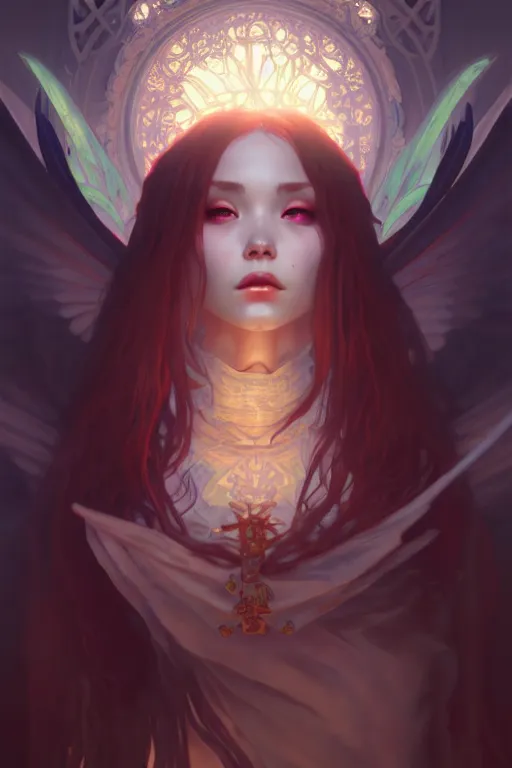 Image similar to beautiful necromancer, highly detailed, digital painting, artstation, sharp focus, illustration, art by tan zi and ayanamikodon and alphonse mucha and wlop