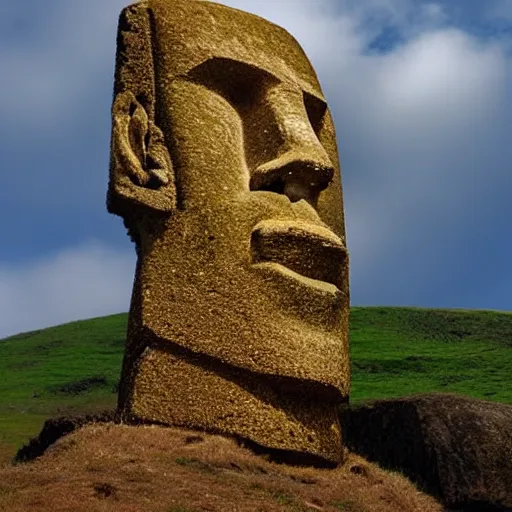 Gigachad as an Easter Island head Stable Diffusion - PromptHero