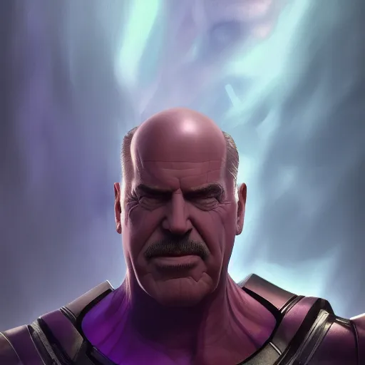 Prompt: Dr. Phil is Thanos, hyperdetailed, artstation, cgsociety, 8k