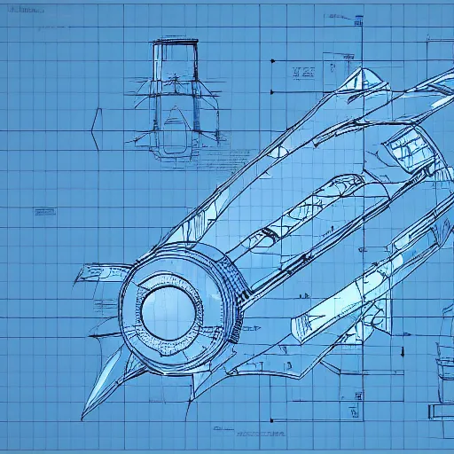 Image similar to spaceship blueprint