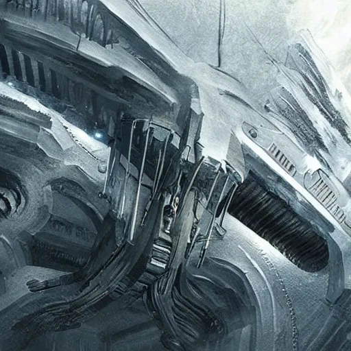 Prompt: concept art prometheus sequel