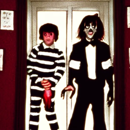 Image similar to Beetlejuice , film still from the movie The Shining