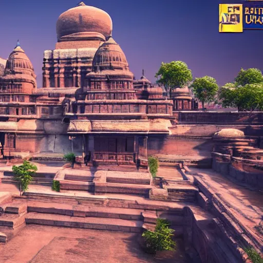 Prompt: An ancient Indian city, extremely detailed, unreal engine 5