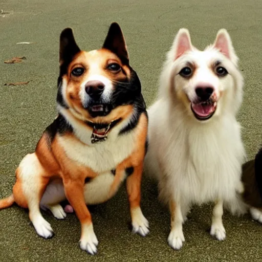 Image similar to dogs that look like the beatles