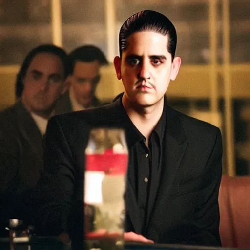 Prompt: G-Eazy in the Sopranos, photo-realistic