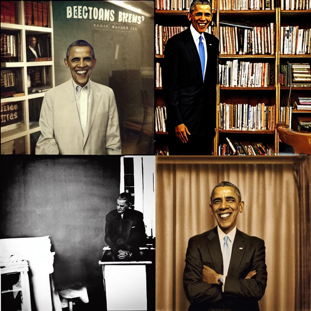 Prompt: “Barack Obama in the backrooms, found footage, vhs”