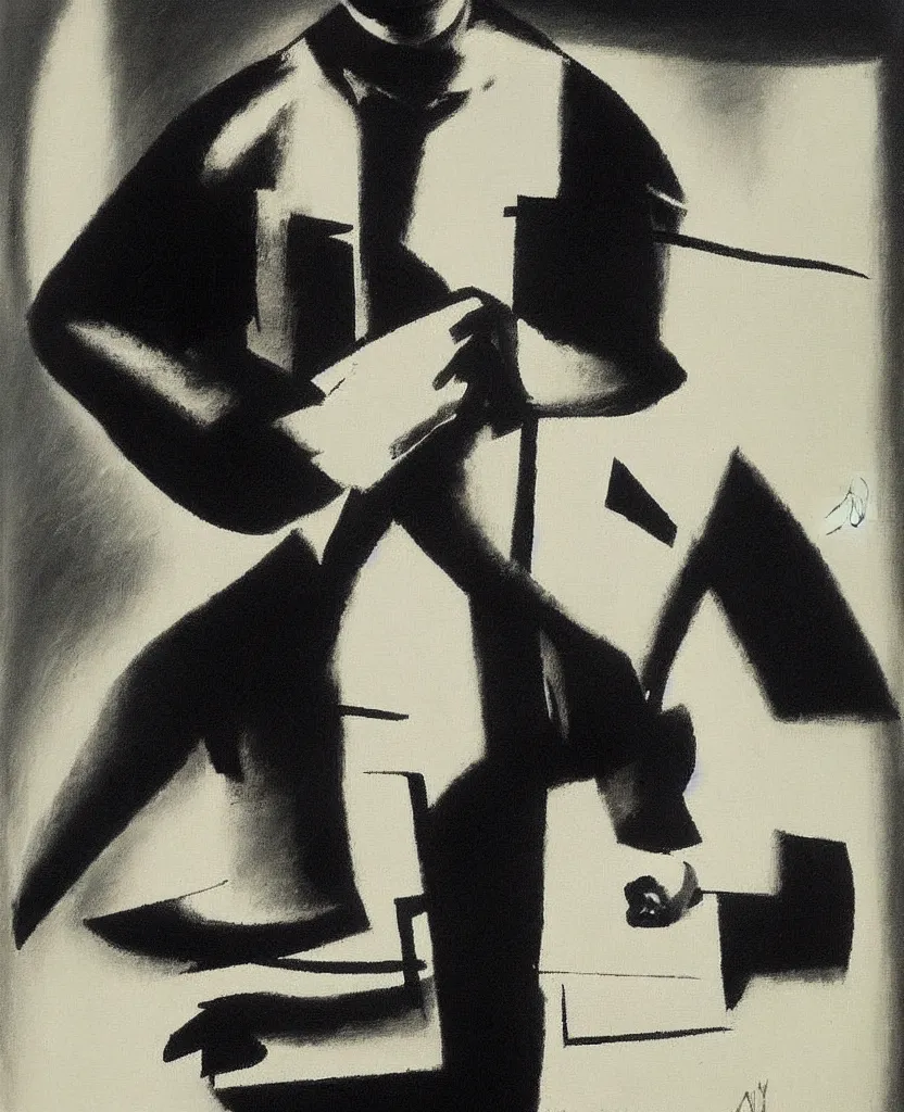 Prompt: a beautiful painting of a soldier's hand writing a letter to home with wwii in background, black and white, painted by laszlo moholy - nagy