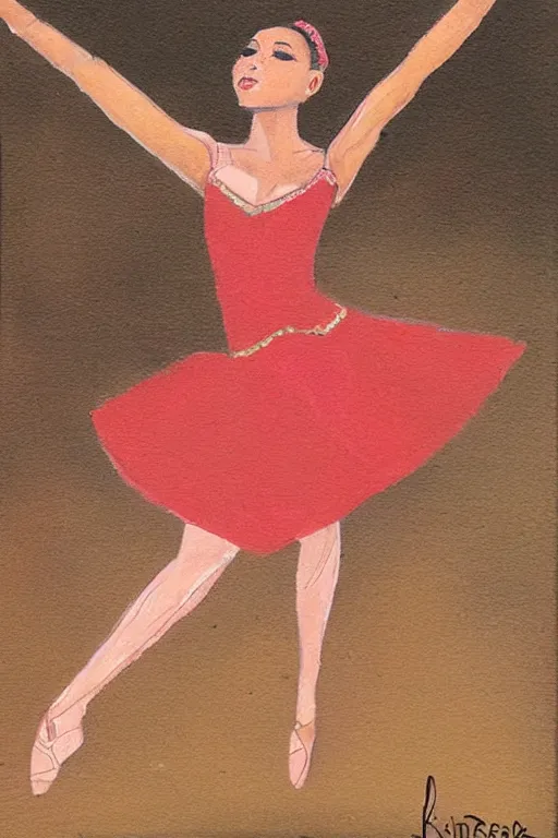 Image similar to female dancer notecard by kim taylor reece