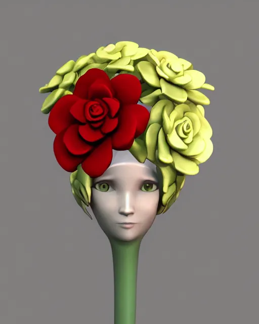 Prompt: flowers, zbrushcentral