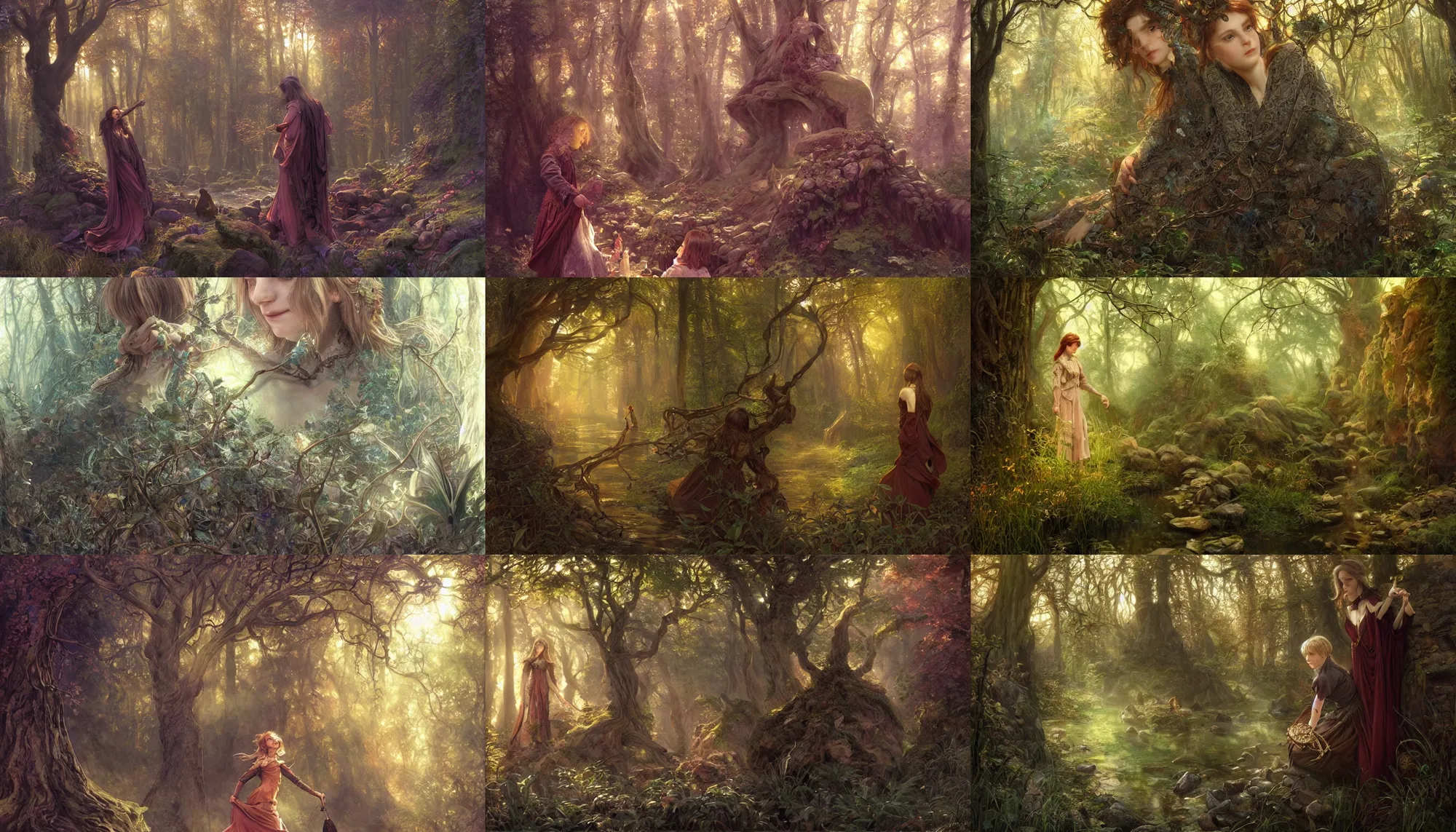 Prompt: philosopher's stone in a magical forest, diffuse lighting, fantasy, intricate, elegant, highly detailed, life like, photorealistic, digital painting, artstation, illustration, concept art, smooth, sharp focus, art by john collier and albert aublet and krenz cushart and artgerm and alphonse mucha