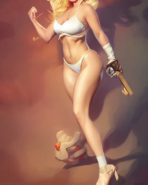 Prompt: full body portrait of Trisha Paytas by Stanley Artgerm Lau, WLOP, Rossdraws, frank frazetta, Andrei Riabovitchev, Marc Simonetti, tranding on artstation