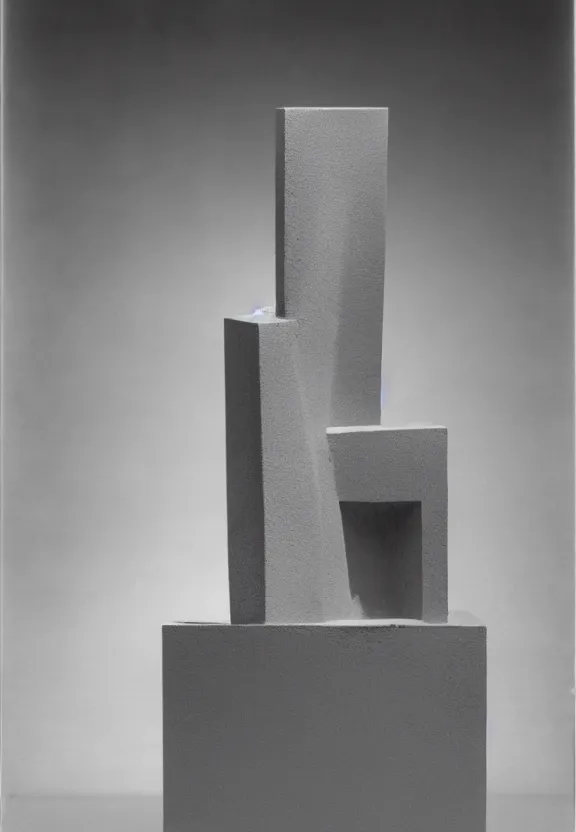 Image similar to a packshot of fountain ( fontaine ) readymade by marcel duchamp, archival pigment print, 1 9 2 0, academic art, conceptual art, white, grey, gray, underexposed grey, hues of subtle grey, ready - made, studio shoot, studio lighting