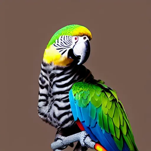 Image similar to a parrot - cat - hybrid, animal photography