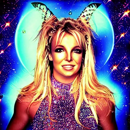 Prompt: “cosmic Britney Spears”