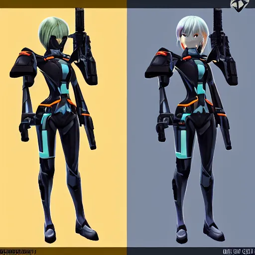 Image similar to a style correct photon rifle from Phantasy Star Online, high detail, high contrast, desert camouflage