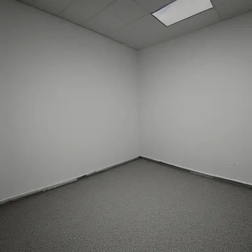 Prompt: empty white room