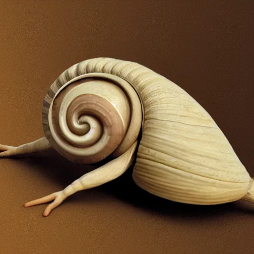 Image similar to a humanoid snail