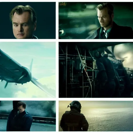 Prompt: stills from an upcoming Christopher Nolan movie, movie leaks, full HD