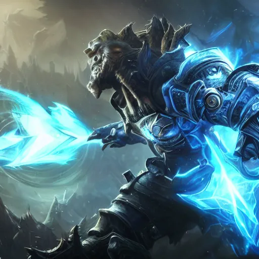 Image similar to portrait of bill gates as a spellcaster, league of legends amazing splashscreen artwork, gears of war, splash art, natural light, elegant, photorealistic facial features, intricate, fantasy, detailed face, atmospheric lighting, anamorphic lens flare, cinematic lighting, league of legends splash art, hd wallpaper, ultra high details by greg rutkowski