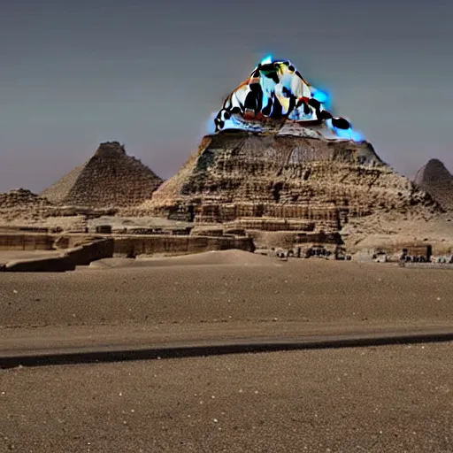 Prompt: the egyptian pyramids from ancient time - n 9