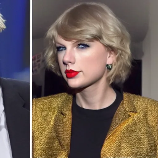 Prompt: Taylor Swift as Boris Johnson