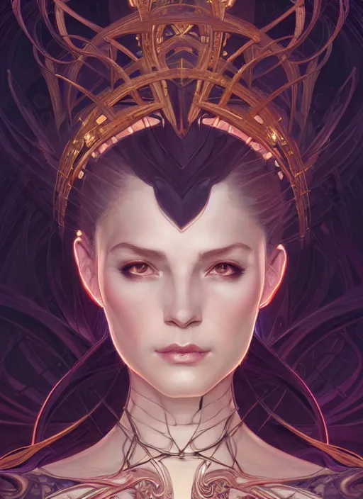 Image similar to symmetry!! portrait of pandora, dark fantasy, intricate, elegant, highly detailed, my rendition, digital painting, artstation, concept art, smooth, sharp focus, illustration, art by artgerm and greg rutkowski and alphonse mucha and huang guangjian and android jones and sachin teng