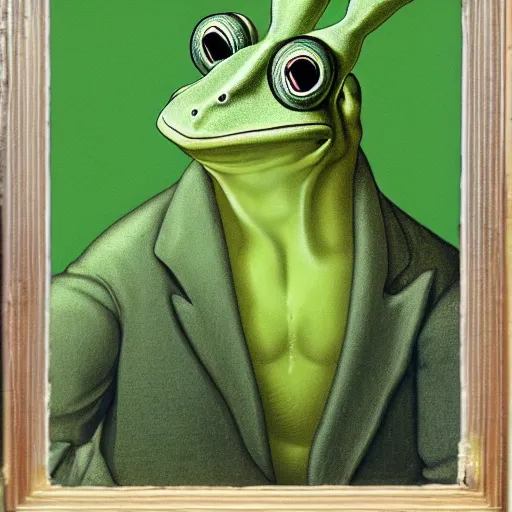 Image similar to jean - frog grenouille, an autoportrait