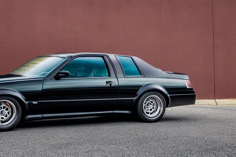 Prompt: 1995 Buick Grand National GNX, XF IQ4, 150MP, 50mm, F1.4, ISO 200, 1/160s, natural light, Adobe Photoshop, Adobe Lightroom, photolab, Affinity Photo, PhotoDirector 365