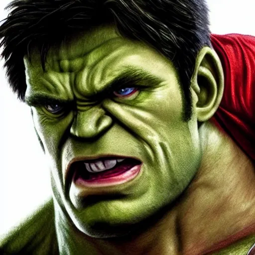 Image similar to Chris Evans as The Hulk