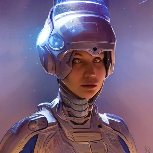 Prompt: portrait of a blue alien wearing a tight and smooth space suit, magical artifact, filaments, lightning, intimidating, intricate, headshot, highly detailed, digital painting, artstation, concept art, sharp focus, cinematic lighting, illustration, art by artgerm and greg rutkowski, alphonse mucha, cgsociety