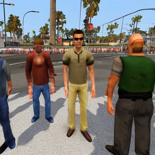 Image similar to crowd of GTA NPCs