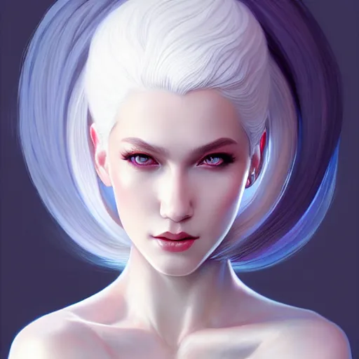 Prompt: Xanxia Cultivator, white hair, gorgeous, amazing, elegant, intricate, highly detailed, digital painting, artstation, concept art, sharp focus, illustration, art by Ross tran and kuvshinov, photography portrait by Paolo Roversi