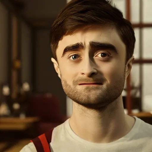 Prompt: photo of a banana looking like daniel radcliffe, ultra details, photo realistic, 8 k