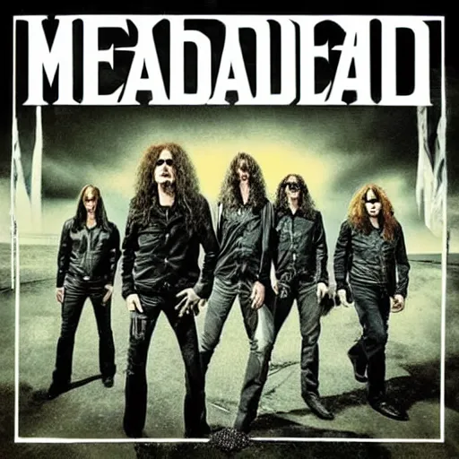 Image similar to megadeth, album cover,