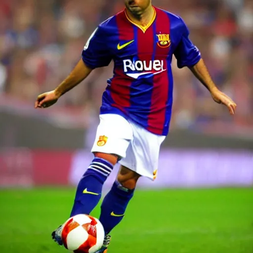 Image similar to xavi hernandez god of football