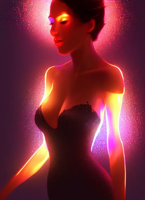 Prompt: water, glowing lights!! intricate elegant, highly detailed, digital painting, artstation, concept art, smooth, sharp focus, illustration, art by artgerm