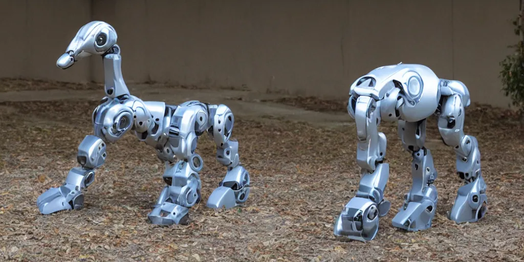 Image similar to photo of cybermorphic robotic animal