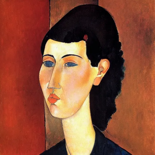 Prompt: a portrait by amedeo modigliani, but photorealistic, high quality, high detail