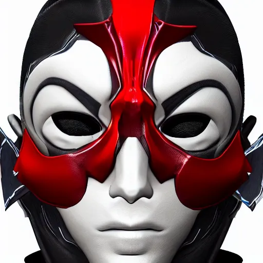 Prompt: detailed guy with mask made in persona style highly detailed, fragile looking character, portrait face high quality, 8k, smooth, art, art, detailed face, sharp focus, beautiful scene, neon,