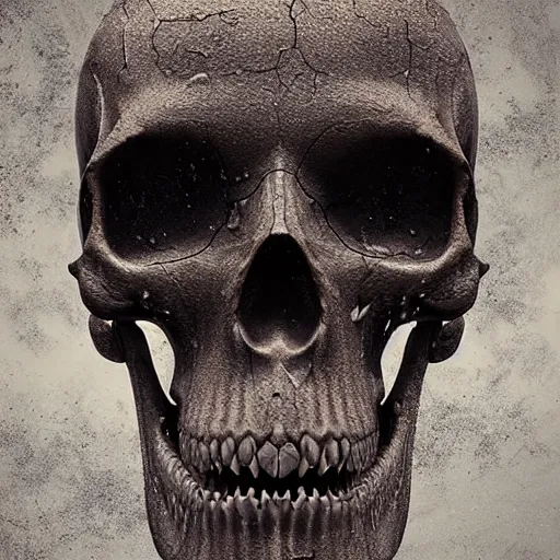 Image similar to portrait_of_a_melting_skull._intricate_abstract._intricate_artwork._by_Tooth_Wu_wlop_beeple_dan_mumford._octane_render_trending_on_artstat