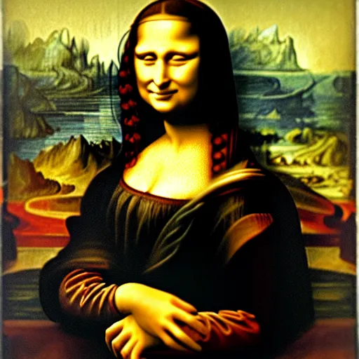 Mona Lisa, by Ilya Repin, russian academic painting | Stable Diffusion ...