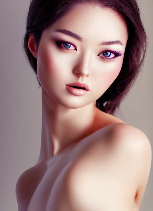 Image similar to a gorgeous female photo, professionally retouched, soft lighting, realistic, smooth face, full body shot, torso, dress, perfect eyes, wide angle, sharp focus on eyes, 8 k, high definition, insanely detailed, intricate, elegant, artgerm and jason chan and mark litvokin