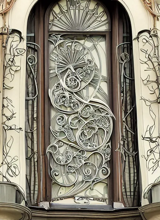 Image similar to art nouveau onment symbolique decoration