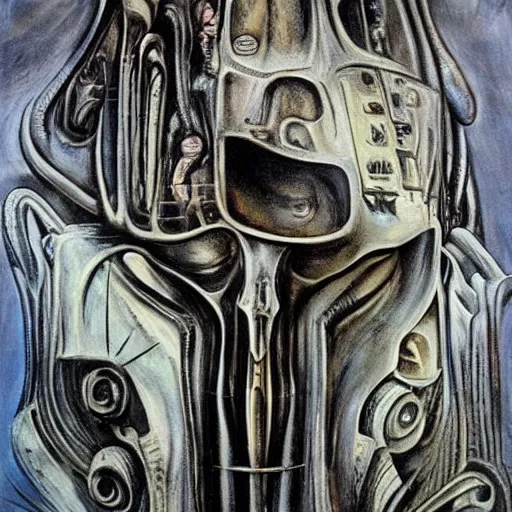 Image similar to the best h.r Giger painting ever, right before he died